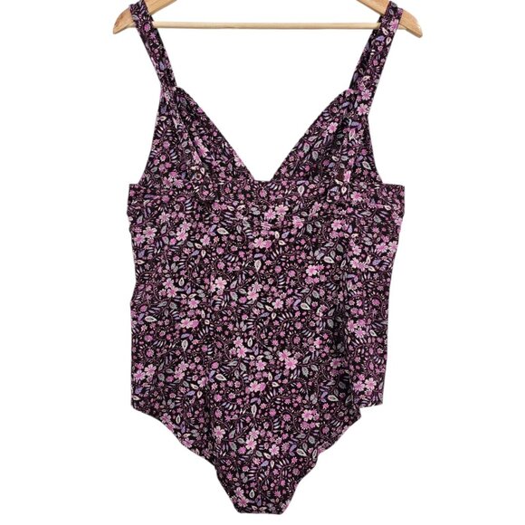 Free People Intimately Womens L Floral‎ Wear It Out Printed Bodysuit NWT - Picture 5 of 14